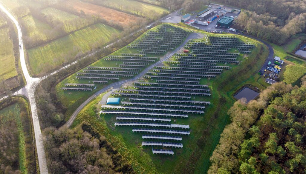 Suivi de chantier ferme solaire Bretagne Suivi de chantier ferme solaire Bretagne
