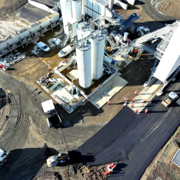 Pose enrobé Eurovia Vue2drone