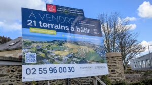 Panneau de vente promoteur immobilier PIERREVAL