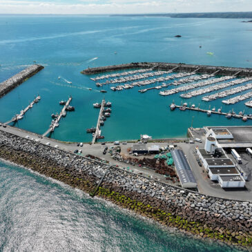 Réhabilitation port de Saint-Quay Portrieux drone